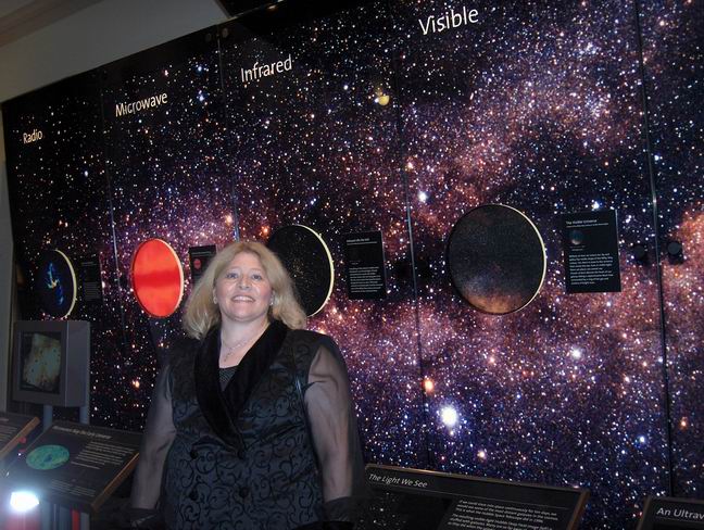 Me in front of the same exhibit