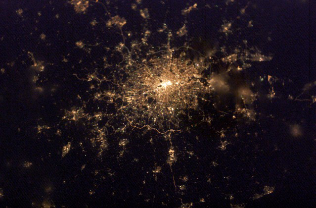 Distant galaxy or something more familiar? 