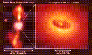 NGC 4261 in radio and optical